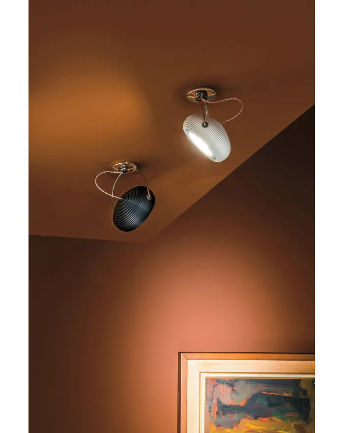 LED ceiling Anodized aluminium spotlight UFO SPOT Ufo Collection By Album design Pepe Tanzi