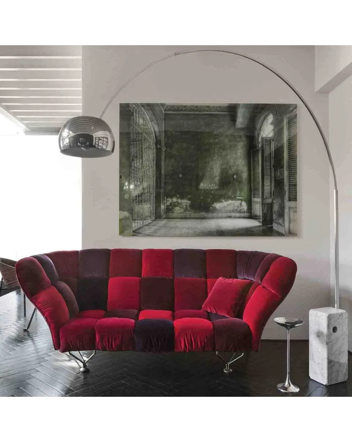 33 Cuscini Shades Of Red Three-Seater Sofa