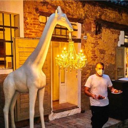 Giraffe In Love M lampada da esterno