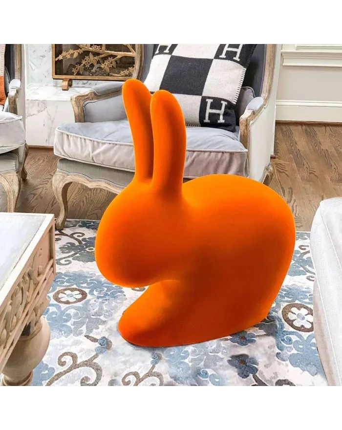 Rabbit Chair Velvet Finish