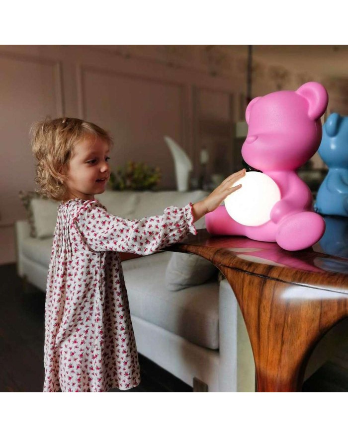 Teddy Girl Lamp With Rechargeable LED
