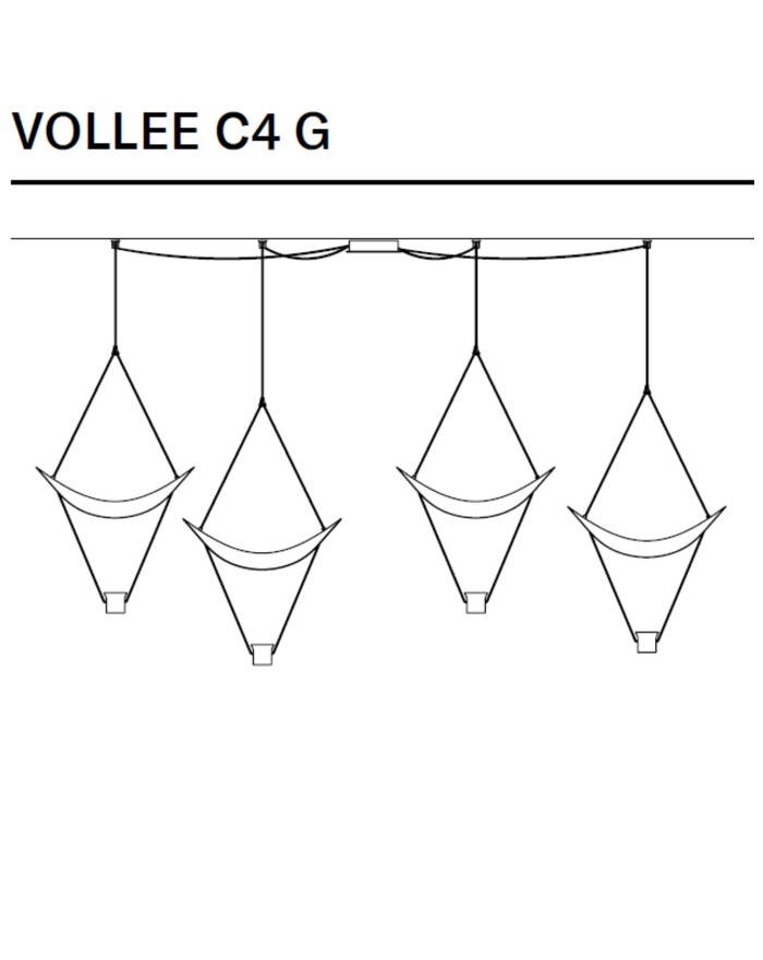 Vollee C4 G Suspension Lamp