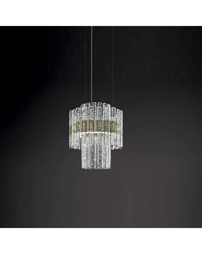 Vegas S RD60 DB Double Round Suspension Lamp