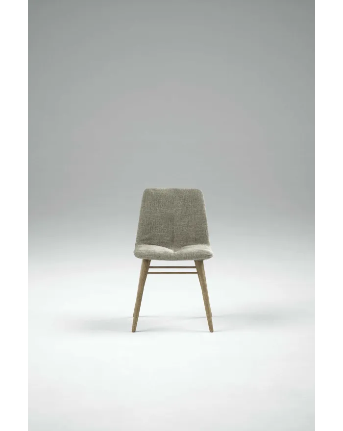 Upholstered chair with removable cover NATT Details Collection By Novamobili design Edoardo Gherardi