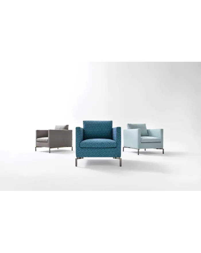 REEF | Upholstered armchair Reef Collection By Novamobili