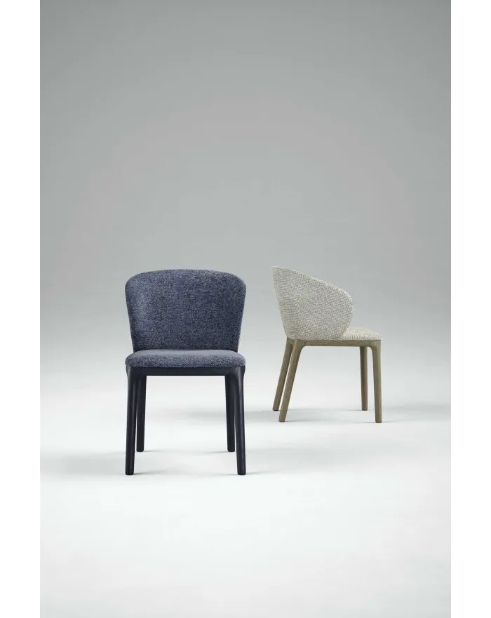 Upholstered chair NAVY Details Collection By Novamobili design Matteo Zorzenoni