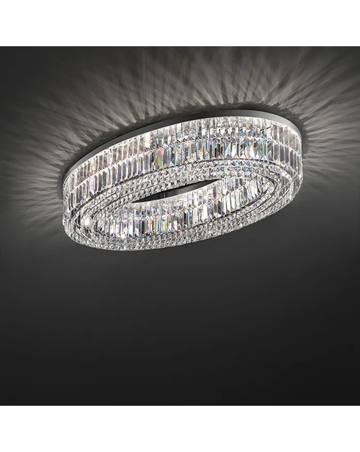 Impero & Deco VE 760 Lampada da Soffitto Ovale