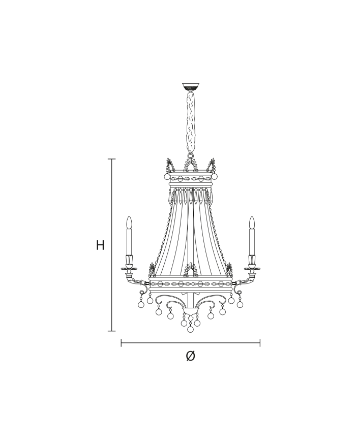 Impero & Deco VE 804 Suspension Lamp