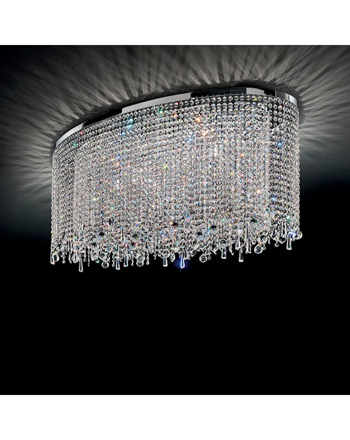 Impero & Deco VE 811/OV Oval Ceiling Lamp