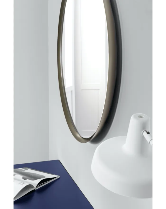 Round wall-mounted mirror DEEP By Novamobili