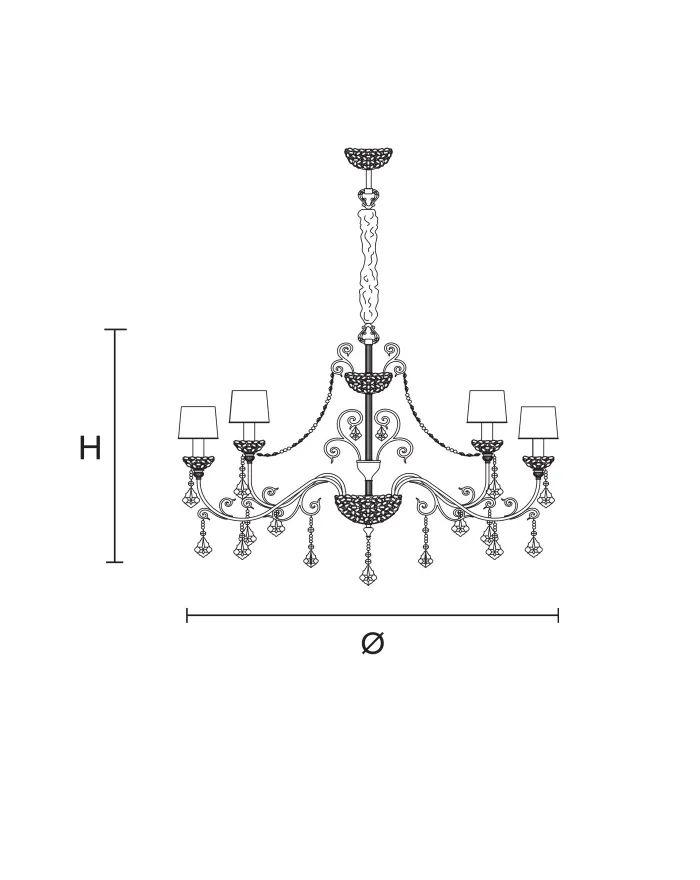 Imperial 12 Chandelier