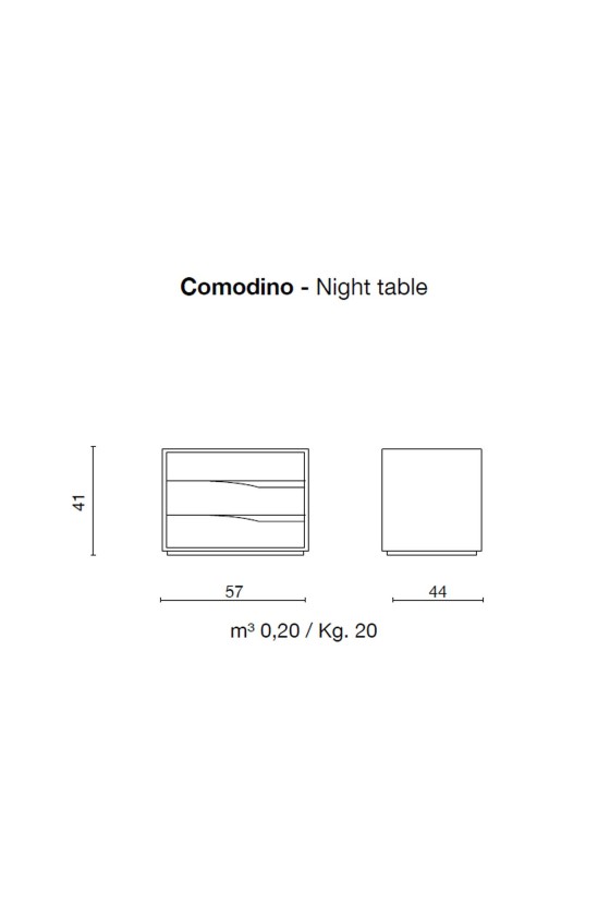 Zeno - Bedside table
