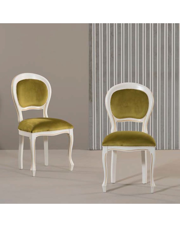 Barocco Liscia - Seat And Back Upholstered Chair