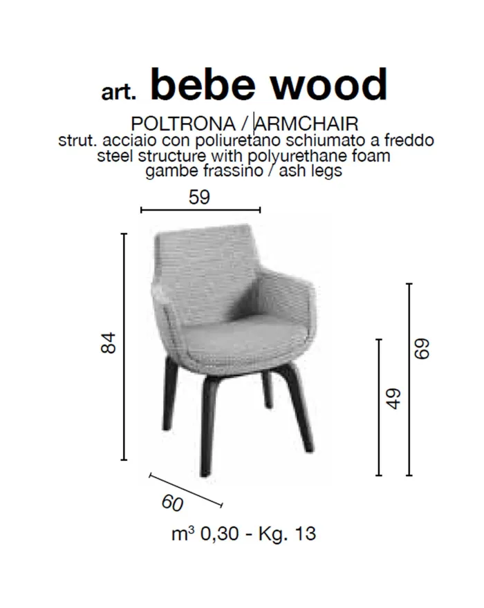 Bebe Wood - Armchair