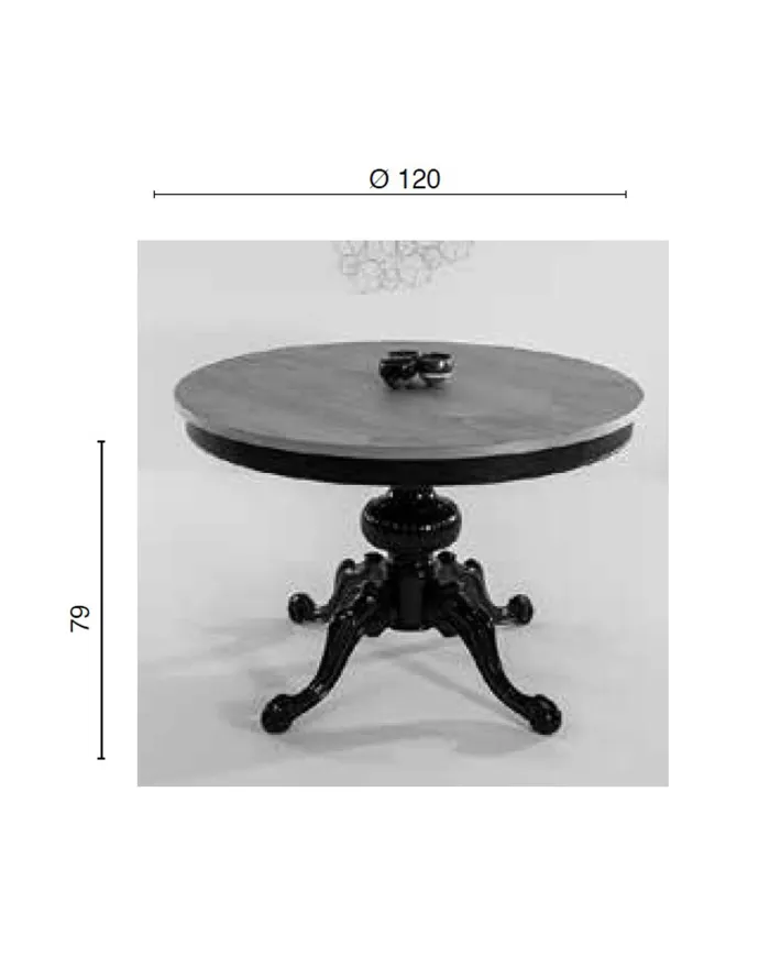Leone Natural - Extensible Ring Table