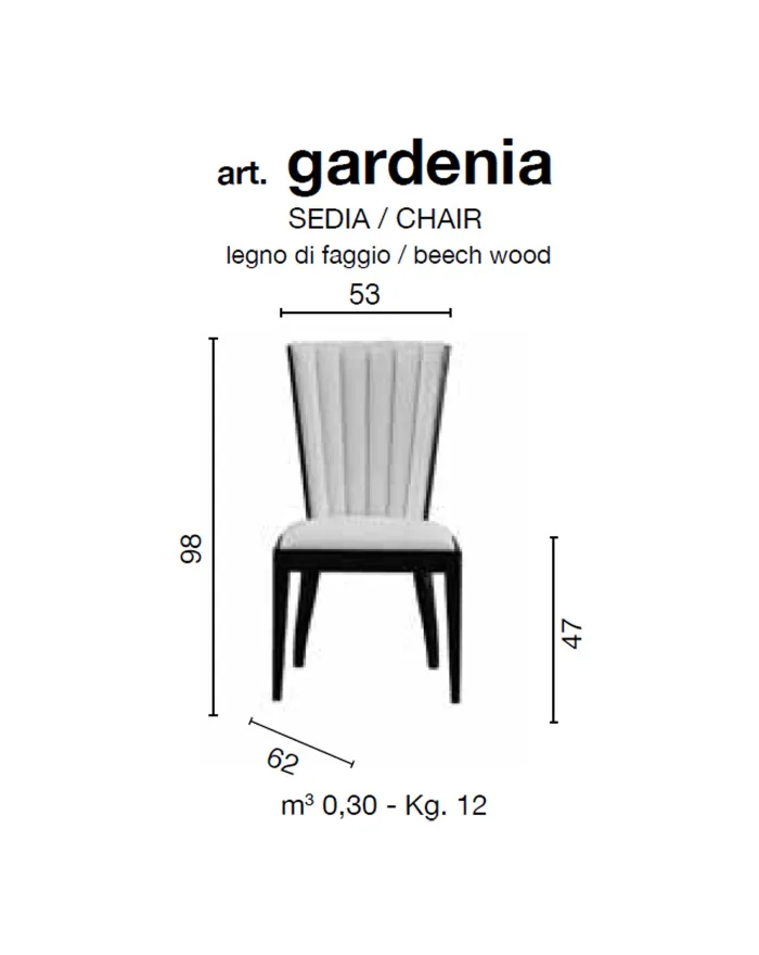 Gardenia - Sedia