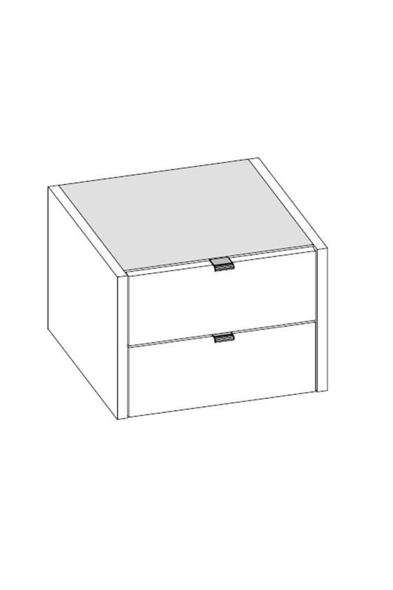 Filo - Bedside Table 2 Drawers
