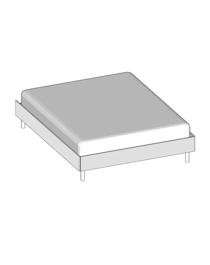 Sirio - Slim Standard Bed