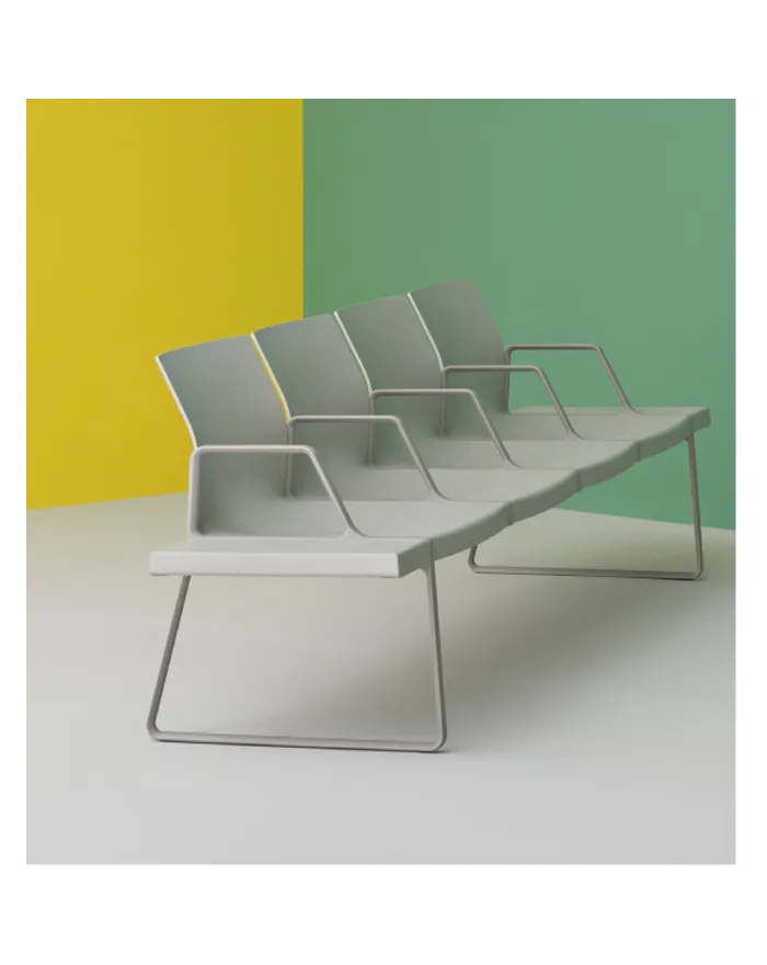 Plural P02014 - Bench With Armrests