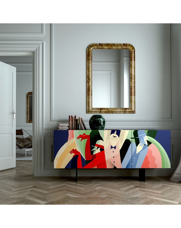 Pictoom 3 Door Sideboard With Giacomo Balla Digital Print!