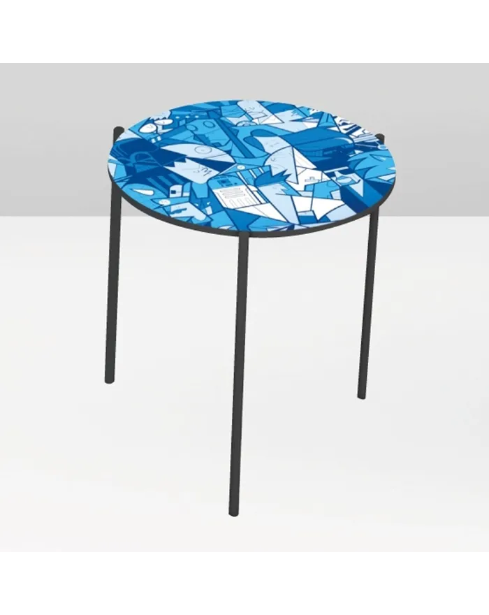 Pictoom Coffee Table 45 With Melting Pop Digital Print