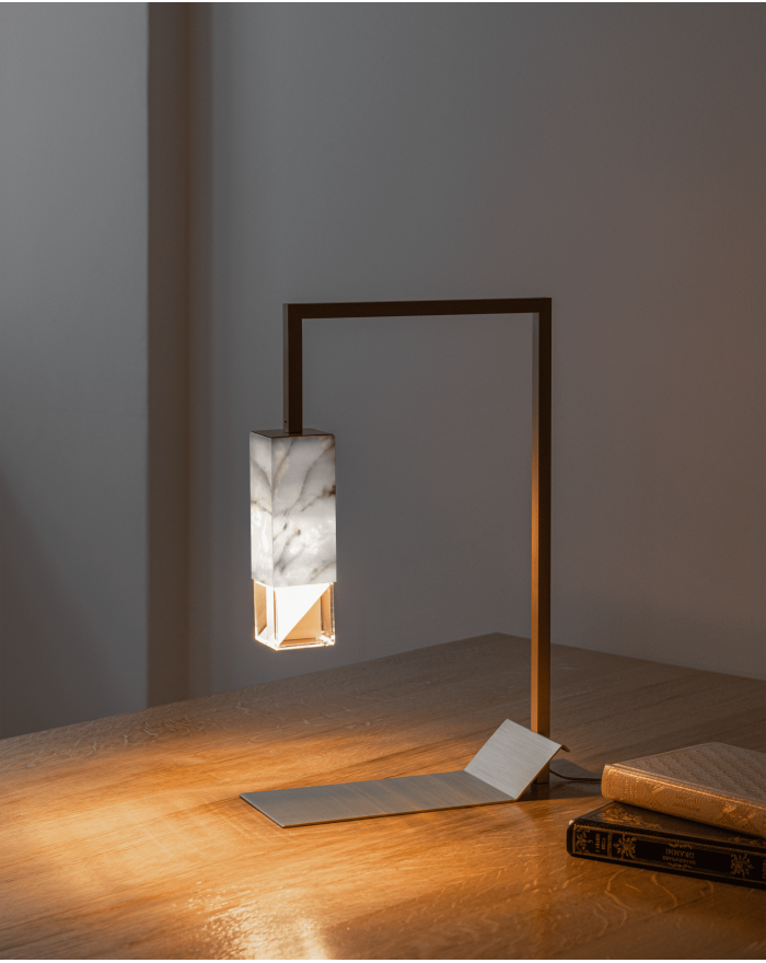 Lamp/Two Marble - Table Light